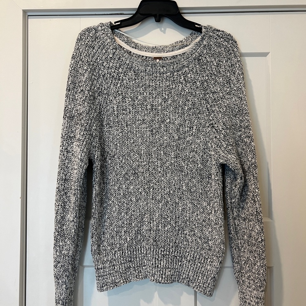 Free People Electric City Heather Chunky Knit Sweater | Size M
